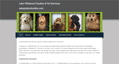 Desktop Screenshot of adwgoldendoodles.com